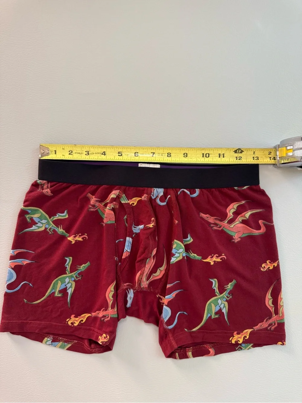 MeUndies UltraModal Core Trunk Shorts Fired Up Dragons Size Medium